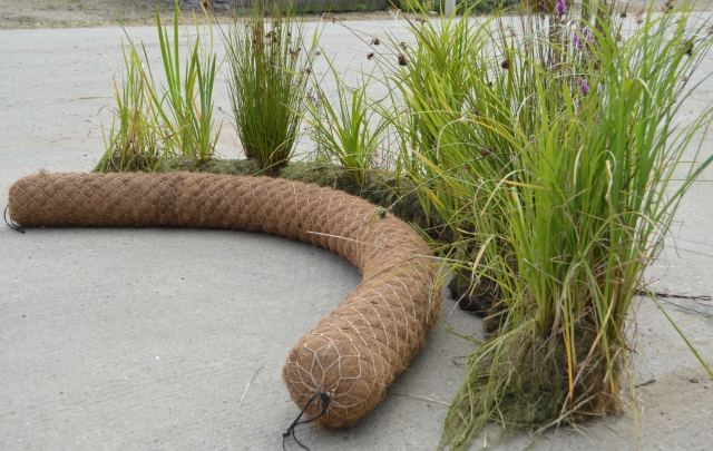 200mm Diameter x 3.0m Pre-established and Unplanted Coir Rolls