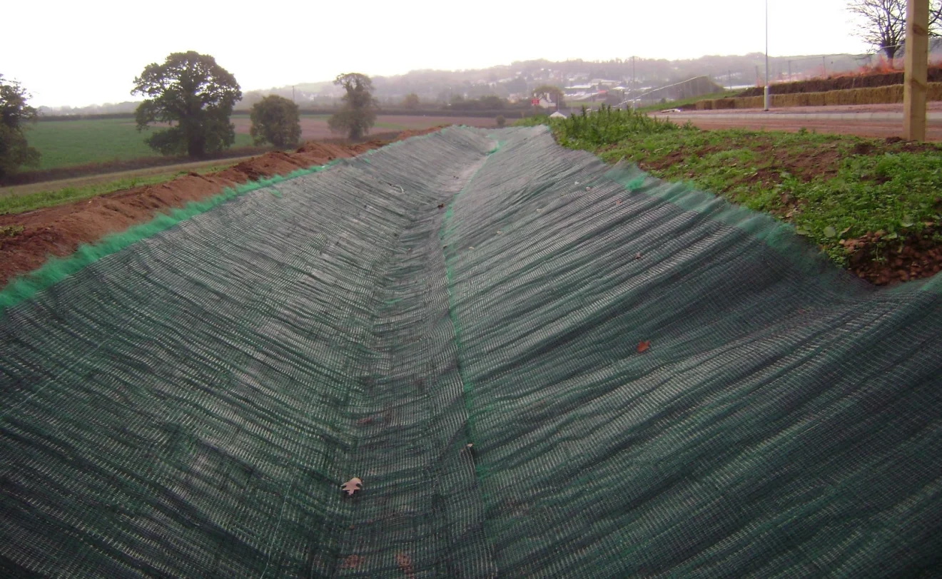 VMax P550 Installed In High Energy Drainage Swale