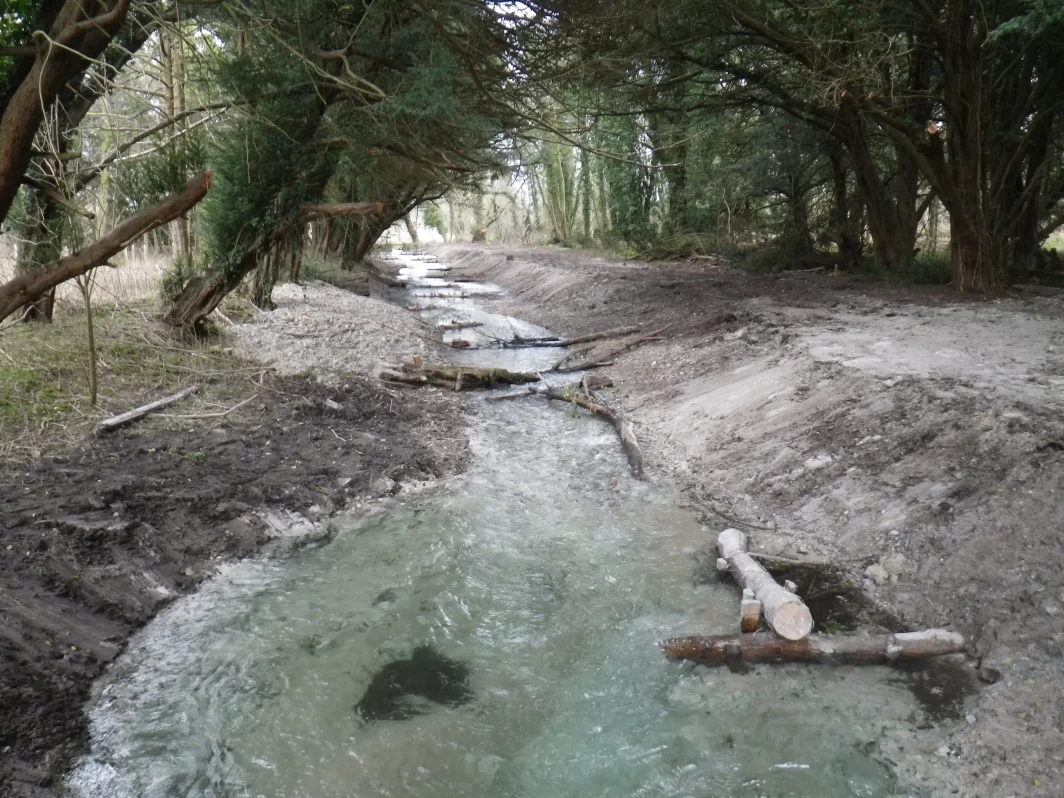 Babingley chalk river restoration
