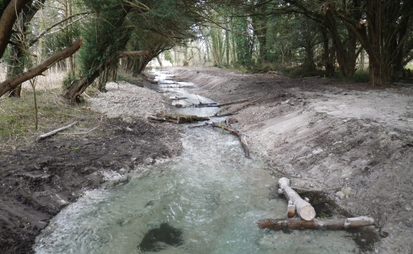 Babingley chalk river restoration
