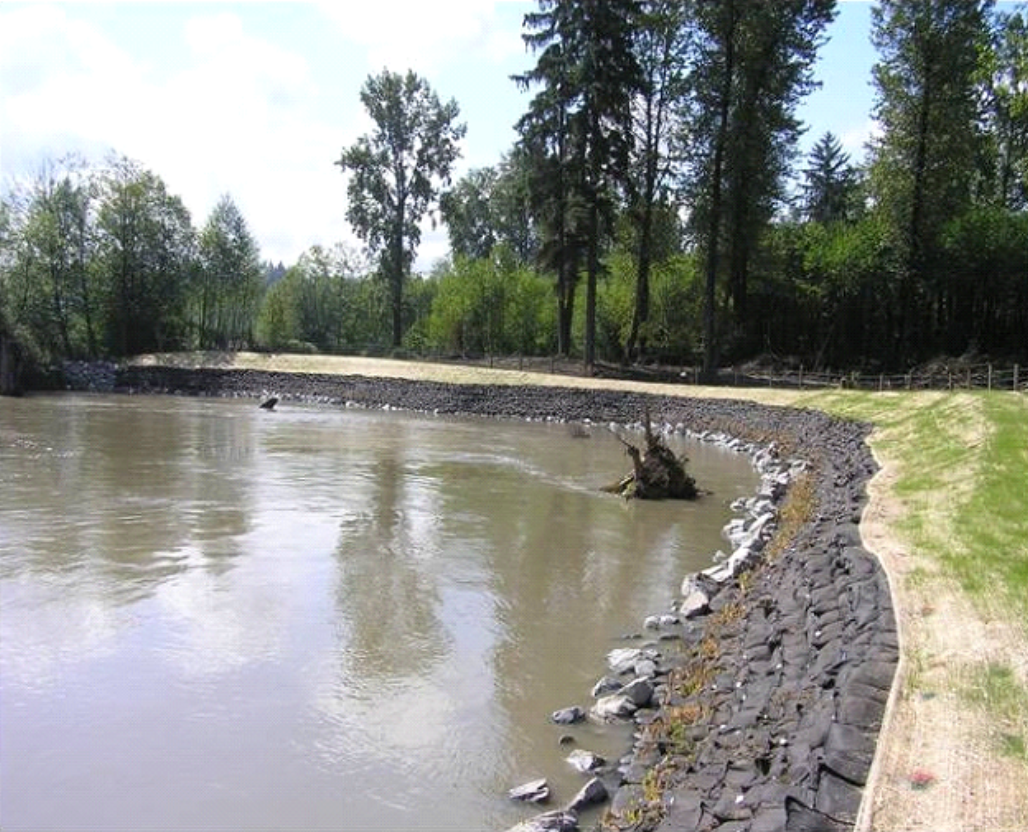 FlexMSE®: vegetated retaining wall system