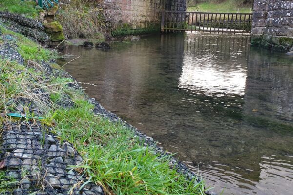 Erosion Protection on the River Leith, Thrimby, Network Rail
