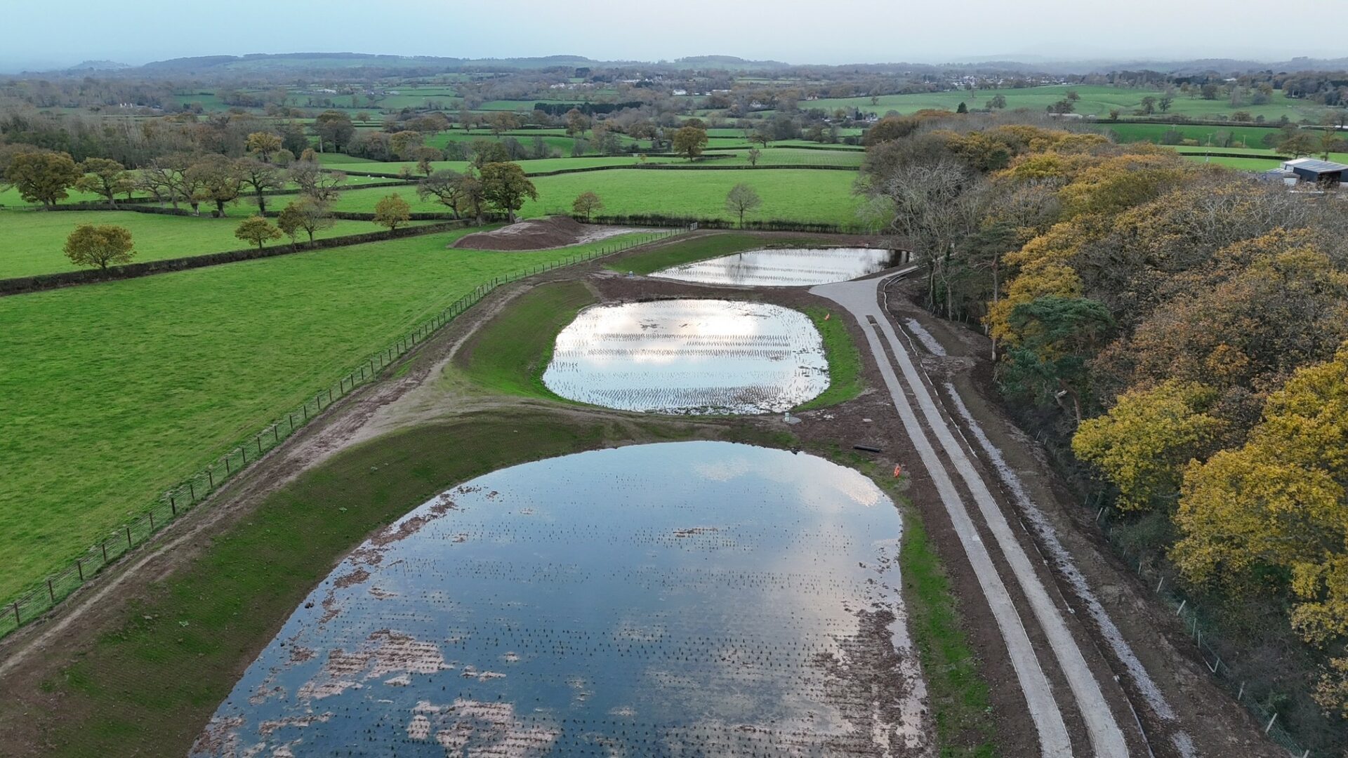On behalf of DCWW (Dŵr Cymru Welsh Water) and as part of an AMP7 trial, Salix completed works on an Integrated Constructed Wetland (ICW) at Tremeirchion waste water treatment works.